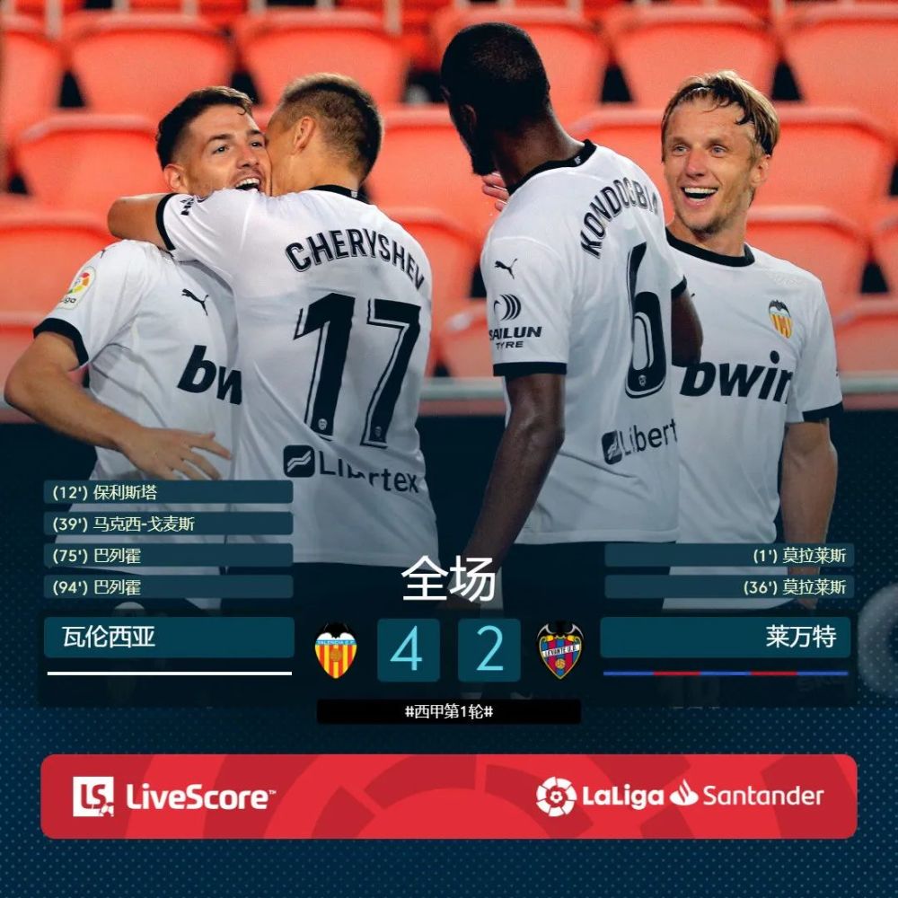 瓦伦西亚主场战平对手，积分榜上升一位